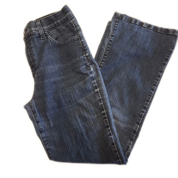 NYDJ (Not Your Daughter's Jeans) High Rise Y2K Bootcut Jeans, Sz 8 - Picture 1 of 8